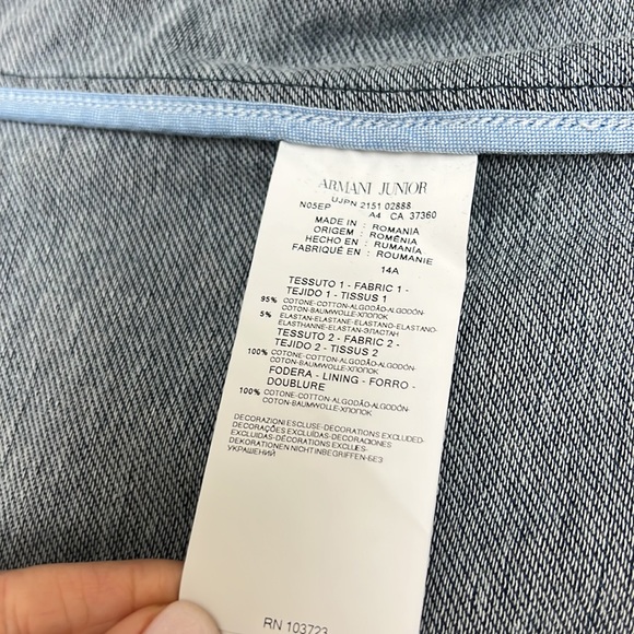 Armani jeans jacket for boys - Picture 8 of 15